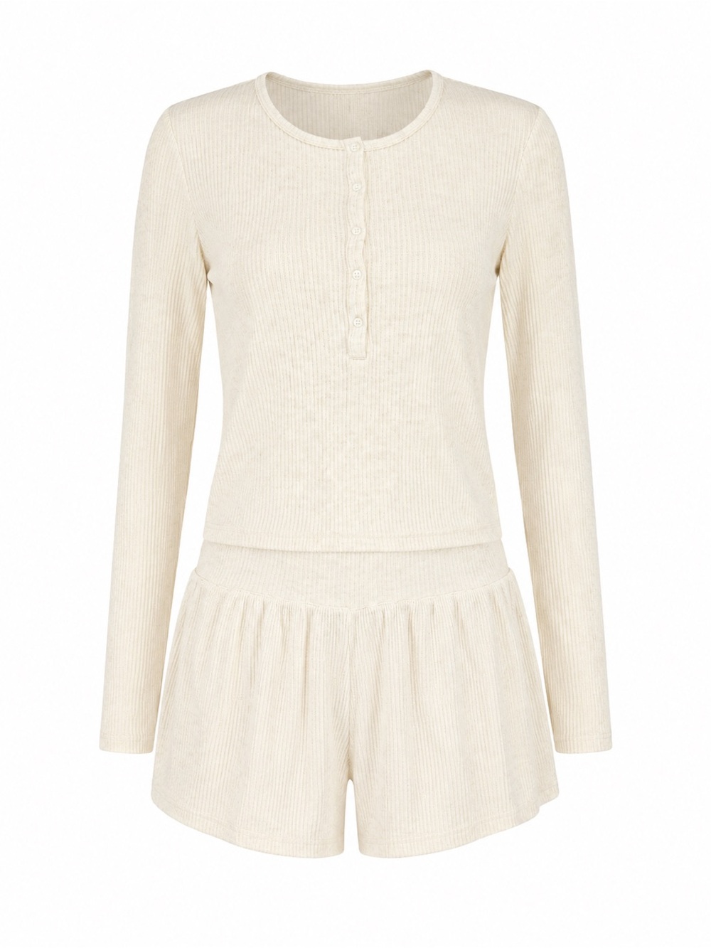 Auden oatmeal pajama set, XS